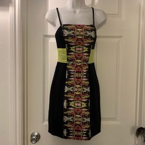 NWT French Connection Colorful Nature Corset Dress